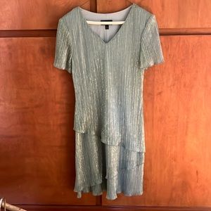 Icy queen tiered dress ❄️